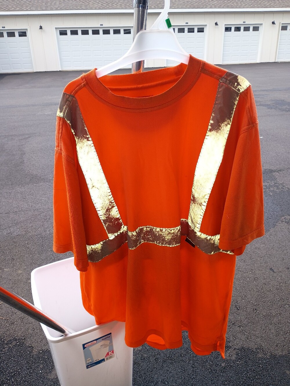 Wolverine Bright Orange Performance Short Sleeve Tee